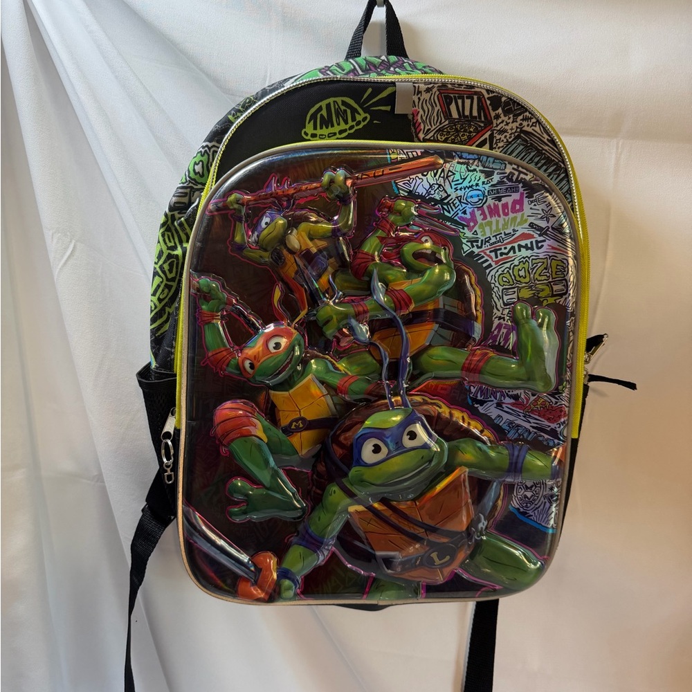 Source Unknown Ninja Turtles Kids Backpack - Green and Black